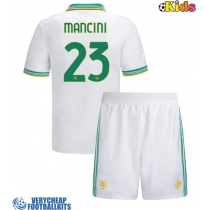 AS Roma Gianluca Mancini #23 Replica Third Minikit 2025-26 Short Sleeve (+ pants)